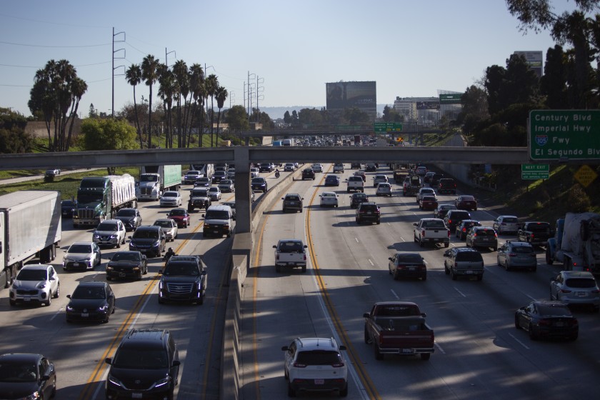 The Biden administration is kicking off the process of restoring California’s power to impose tough restrictions on emissions from cars and SUVs, paving the way for the state to retake the lead on climate change policy.(Gabriella Angotti-Jones / Los Angeles Times)