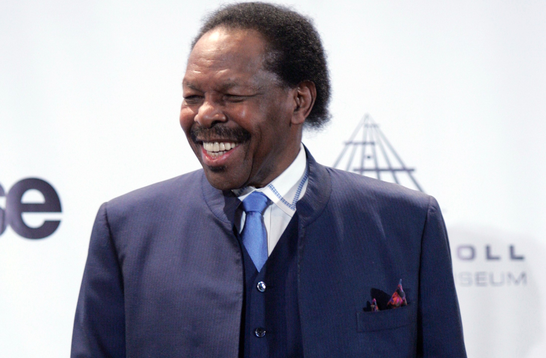 This March 14, 2011 file photo, shows Lloyd Price appears backstage at the Rock and Roll Hall of Fame induction ceremony, in New York. (AP Photo, File)