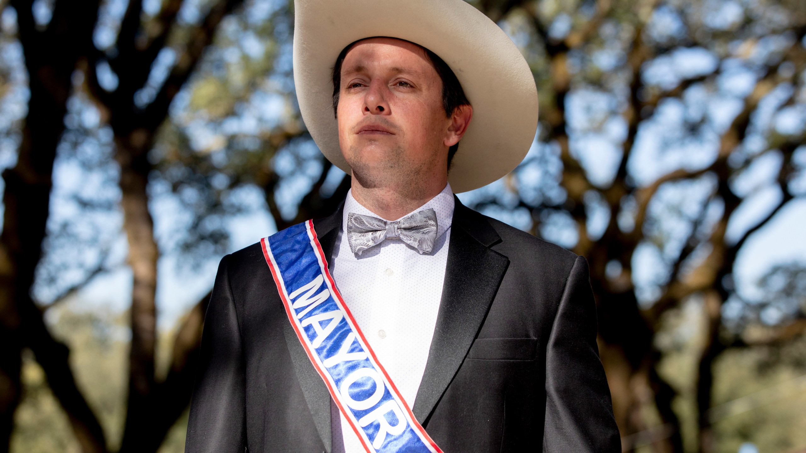 In this Oct. 31, 2020, file photo, Windsor Mayor Dominic Foppoli stands for a portrait during a Halloween event at Keiser Park in Windsor, Calif. The mayor of the California wine country town of Windsor who has been dogged by allegations that he sexually assaulted five women announced his resignation from office on Friday, May 21, 2021. (Jessica Christian//San Francisco Chronicle via AP, File)