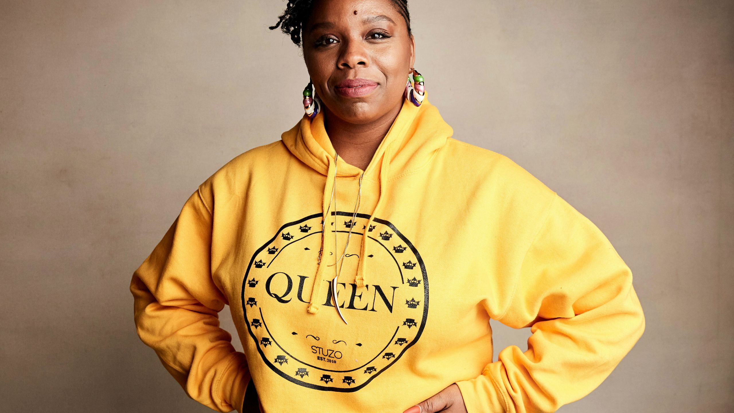 In this Jan. 27, 2019, file photo, Patrisse Cullors poses for a portrait to promote a film during the Sundance Film Festival in Park City, Utah. Cullors, a co-founder of Black Lives Matter, announced Thursday, May 27, 2021, that she is stepping down as executive director of the foundation. (Photo by Taylor Jewell/Invision/AP, File)