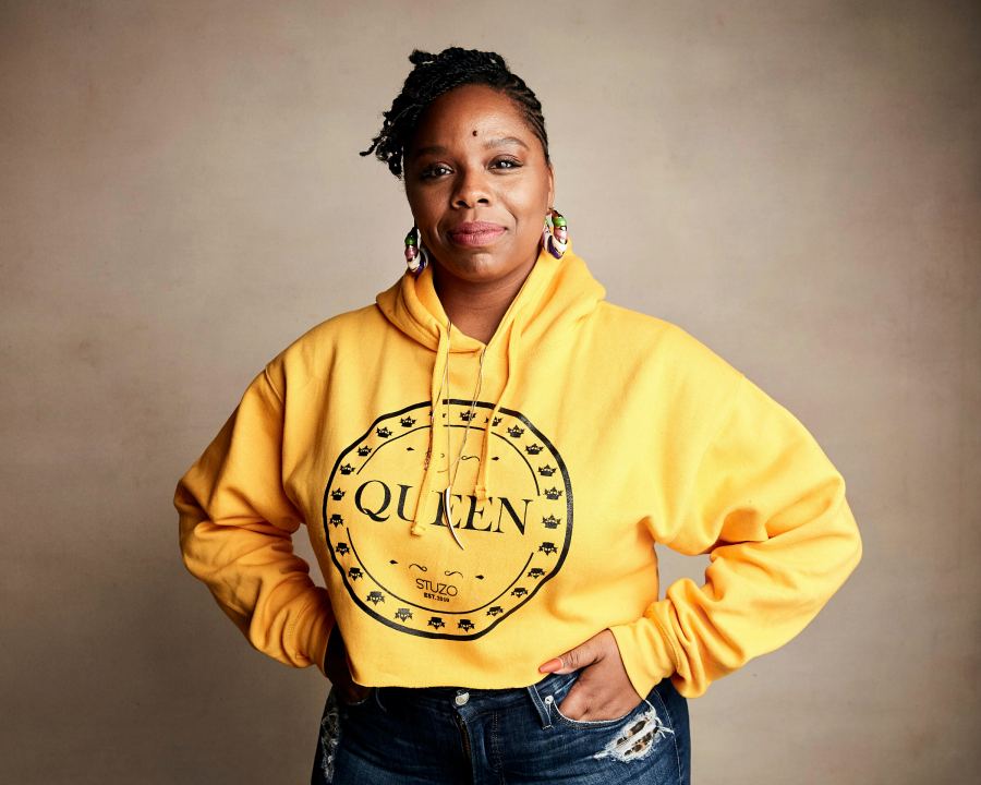 In this Jan. 27, 2019, file photo, Patrisse Cullors poses for a portrait to promote a film during the Sundance Film Festival in Park City, Utah. Cullors, a co-founder of Black Lives Matter, announced Thursday, May 27, 2021, that she is stepping down as executive director of the foundation. (Photo by Taylor Jewell/Invision/AP, File)