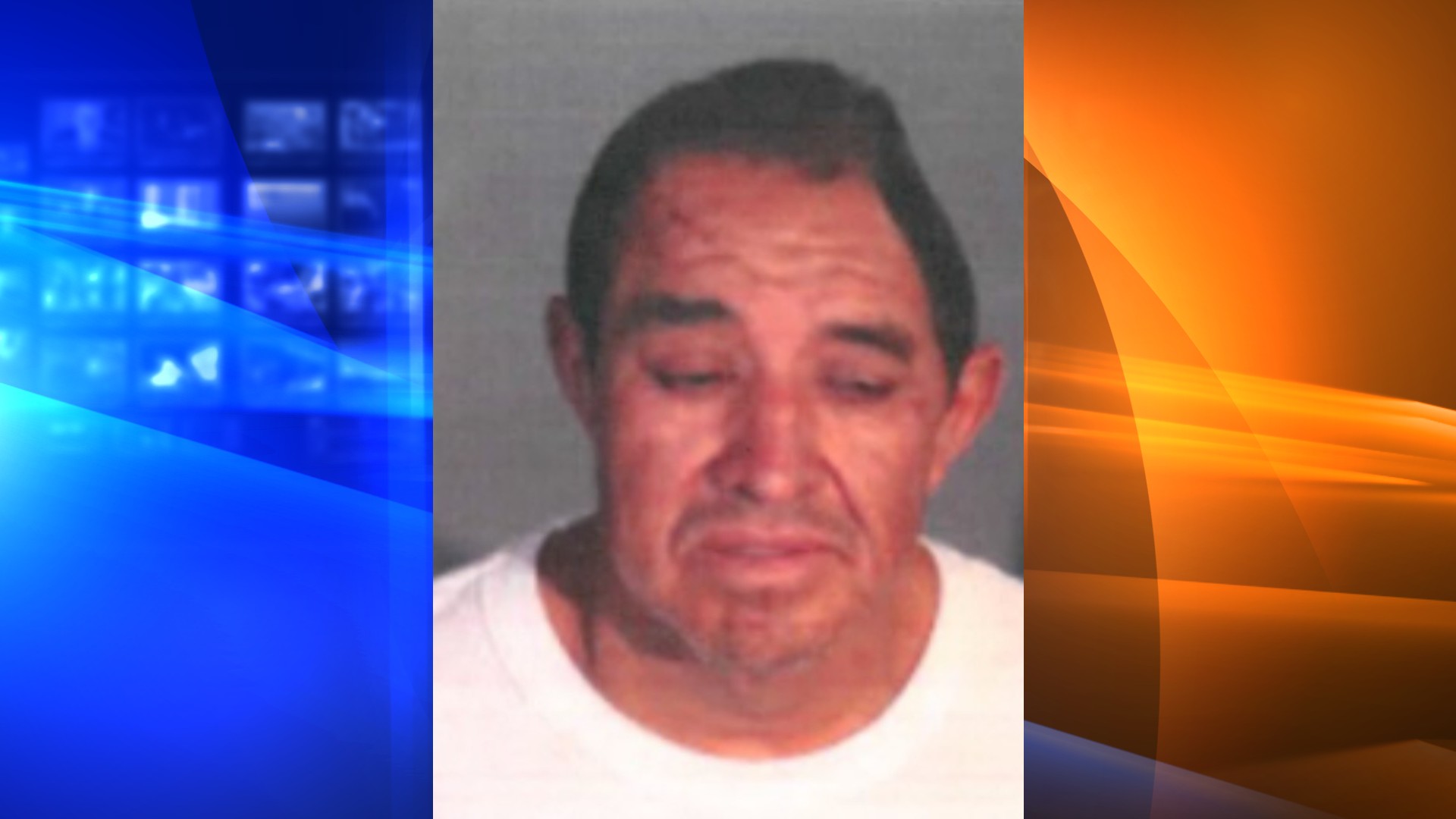 Ramon Santos Rodriguez is seen in a booking photo released by the Los Angeles Fire Department.