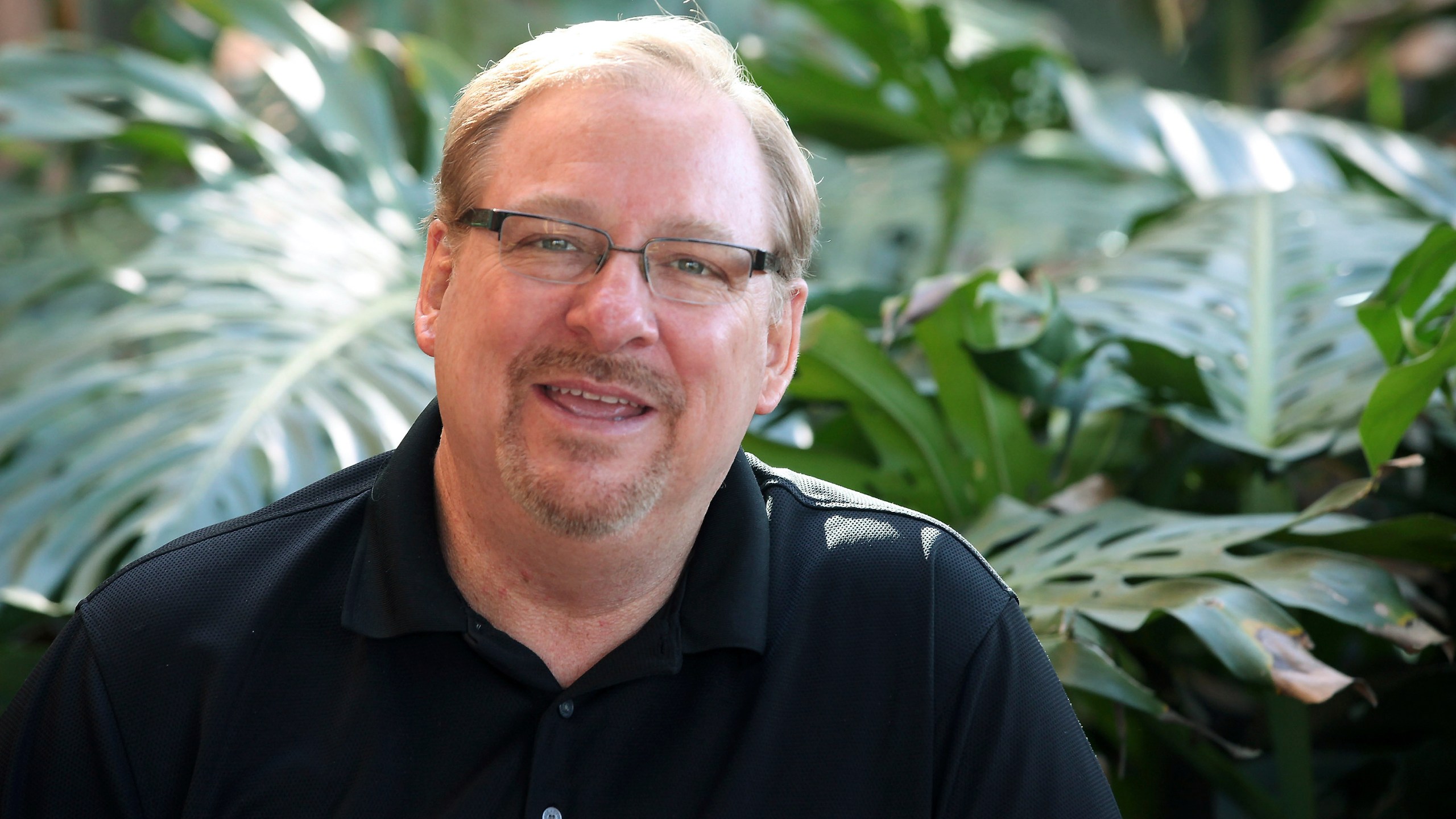 In this Feb. 24, 2014, file photo, Saddleback Church founder and Senior Pastor Rick Warren poses for a photo at the Saddleback Church in Lake Forest, Calif. (AP Photo/Nick Ut, File)