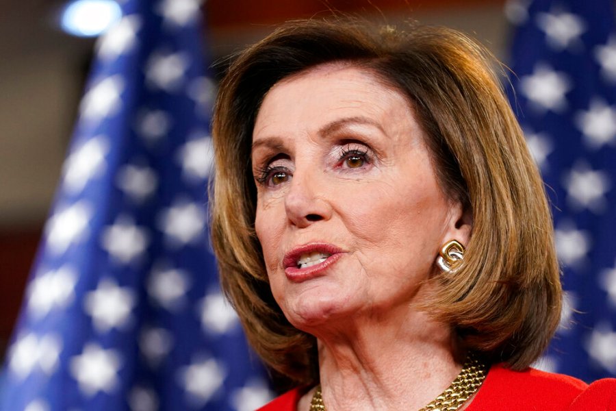 In this May 13, 2021, file photo, House Speaker Nancy Pelosi of Calif., speaks during a news conference on Capitol Hill in Washington. (AP Photo/Susan Walsh, File)