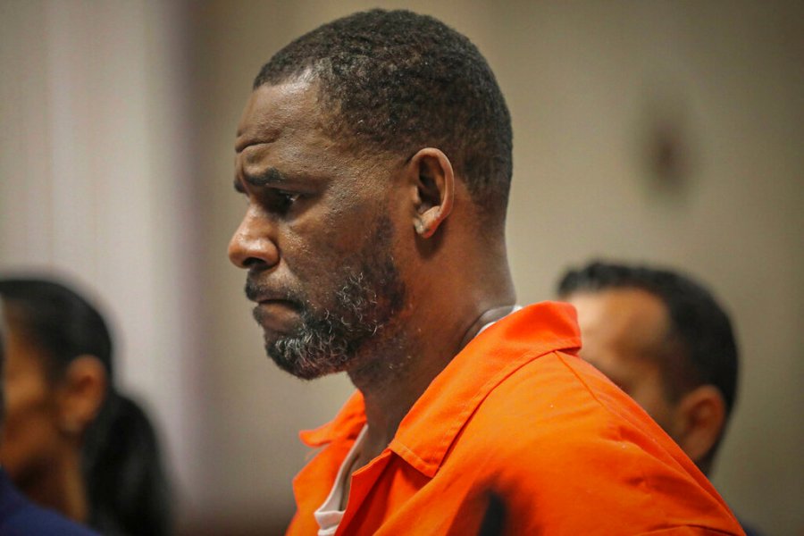 In this Sept. 17, 2019, file photo, R. Kelly appears during a hearing at the Leighton Criminal Courthouse in Chicago. (Antonio Perez/Chicago Tribune via AP, Pool, File)