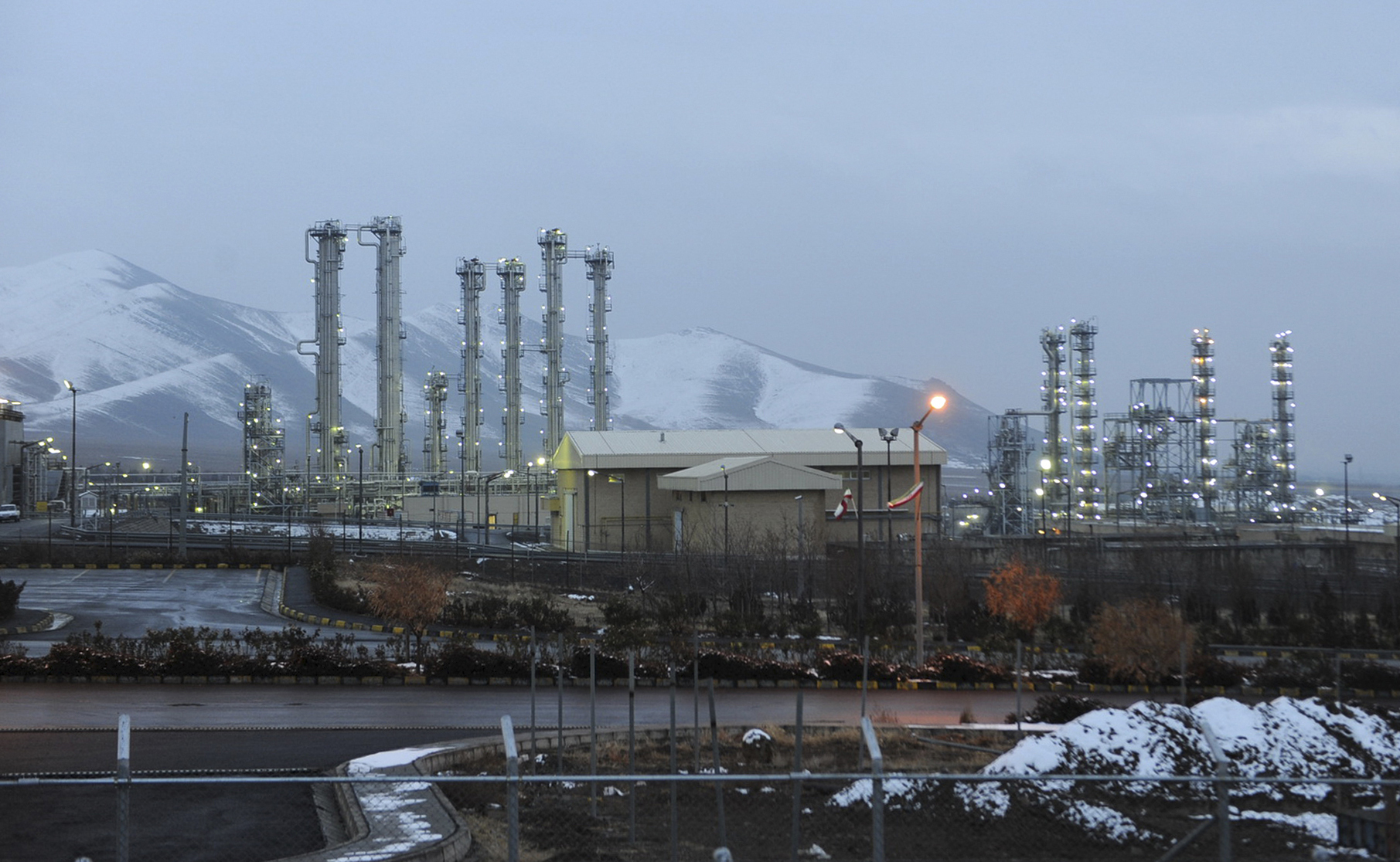 This Jan. 15, 2011 file photo shows Arak heavy water nuclear facilities, near the central city of Arak, 150 miles (250 kilometers) southwest of the capital Tehran, Iran. (AP Photo/ISNA, Hamid Foroutan, File)