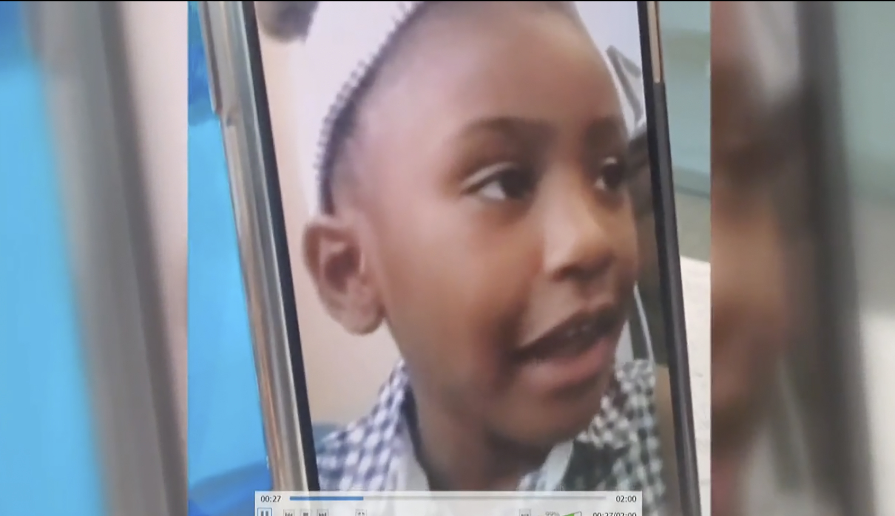 In this image taken from video, Gianna Floyd, daughter of George Floyd is seen Friday, June 25, 2021, during victim impact statements as Hennepin County Judge Peter Cahill presides over the sentencing of former Minneapolis police Officer Derek Chauvin at the Hennepin County Courthouse in Minneapolis. Chauvin was being sentenced Friday on a second-degree murder charge in the May 25, 2020 death of George Floyd. (Court TV via AP, Pool)