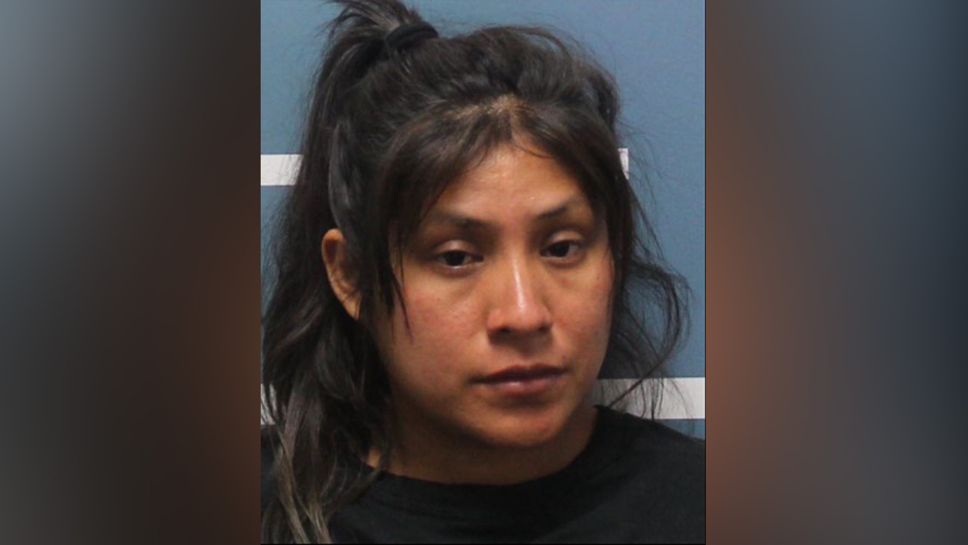 A booking photo of Eustajia Dominguez Mojica provided by the Tulare County Sheriff's Department.