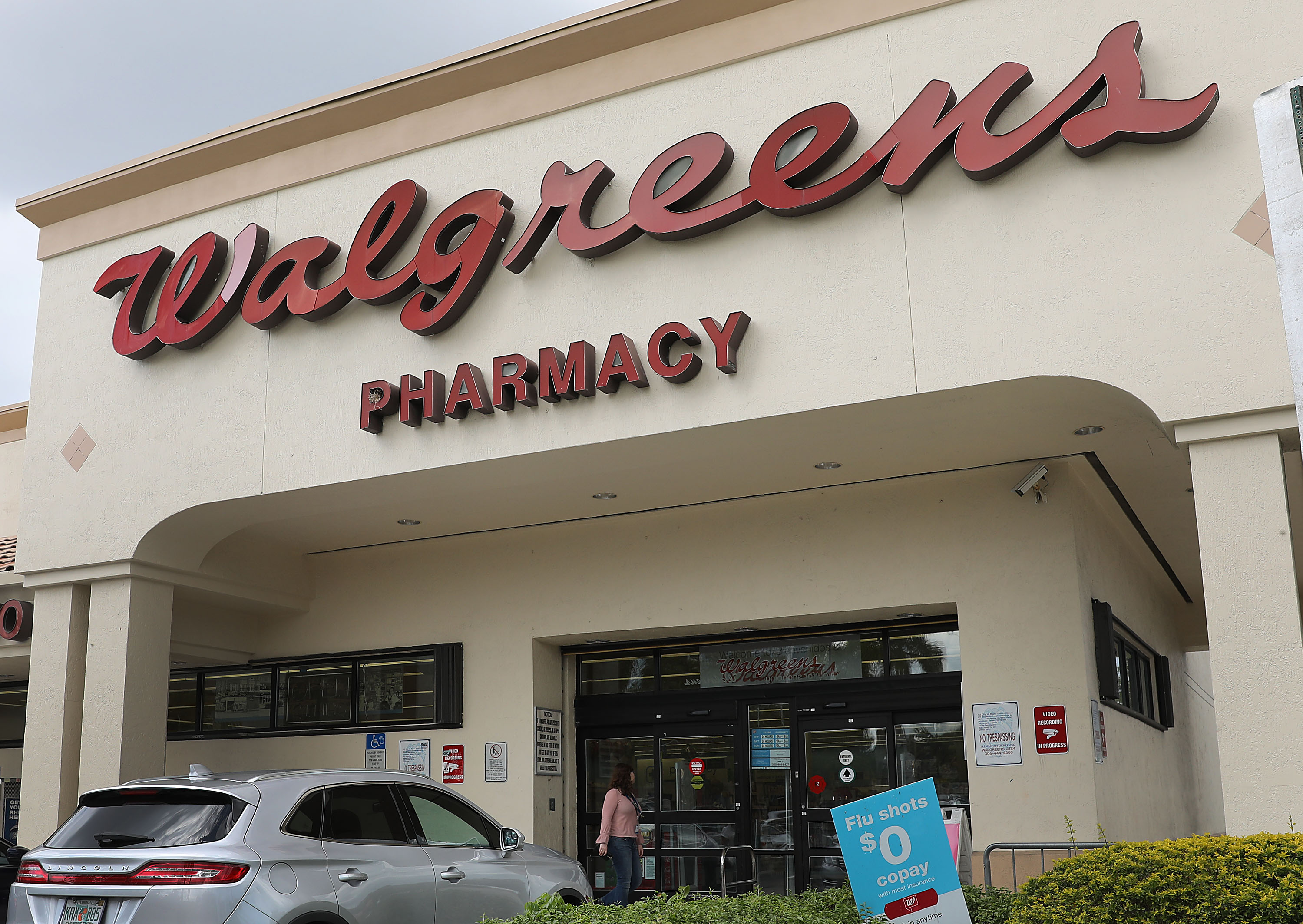 A Walgreens store is seen on April 2, 2019 in Miami, Florida. (Joe Raedle/Getty Images)