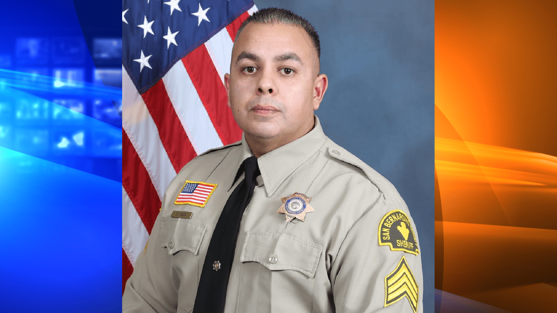 Sgt. Dominic Vaca, from the Morongo Basin Station is seen in a photo released after his death on June 1, 2021. (San Bernardino County Sheriff's Department)