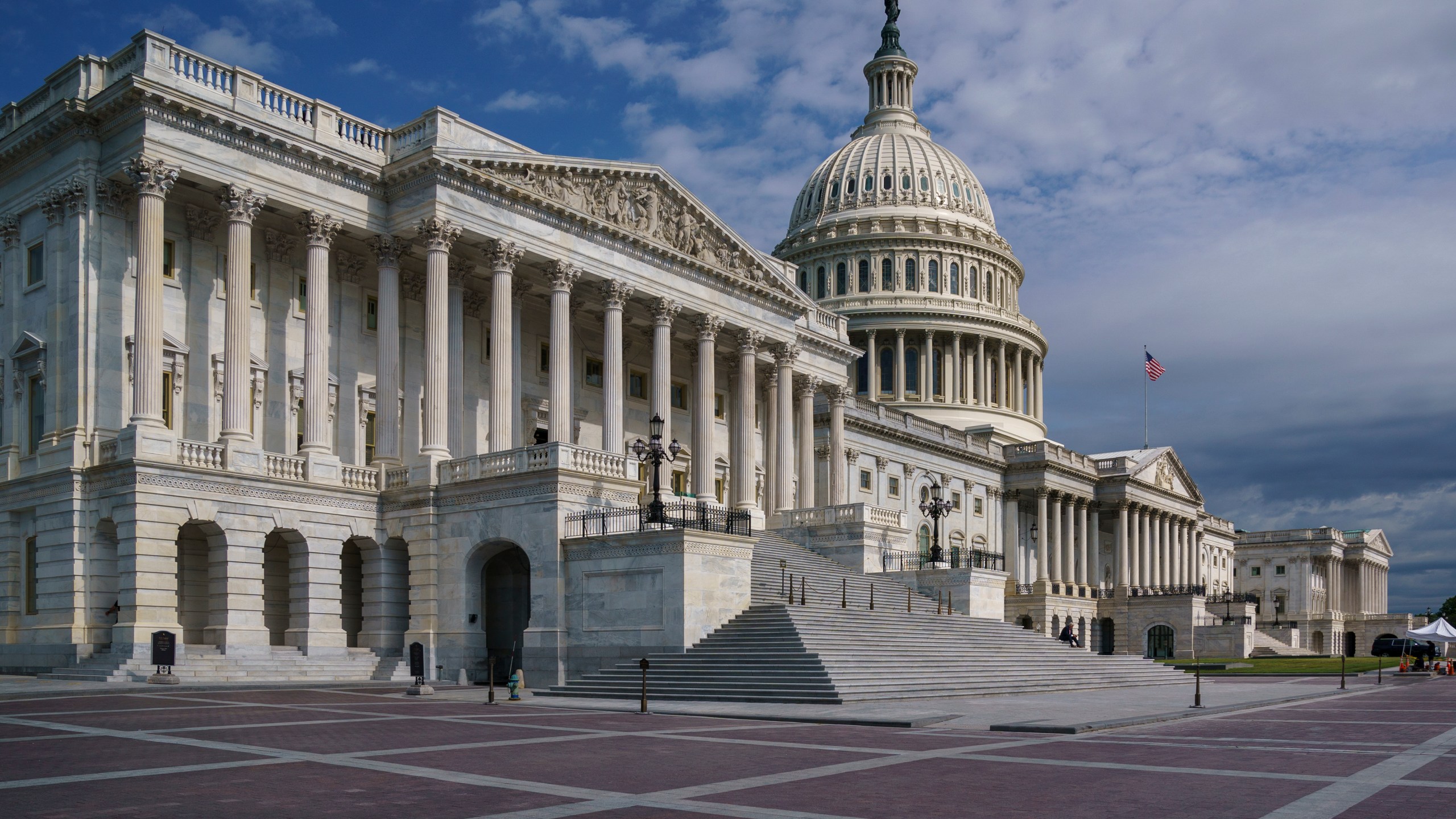 The Capitol is seen in Washington, Thursday, July 1, 2021, as lawmakers leave for the Independence Day recess. (AP Photo/J. Scott Applewhite)