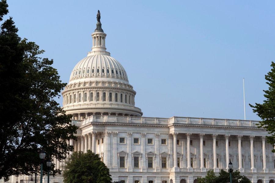 The U.S. Capitol is seen in Washington, Tuesday, July 20, 2021. (AP Photo/Jose Luis Magana)