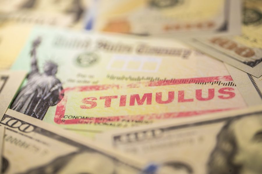 A stimulus check is seen in a file image (iStock/Getty Images Plus)