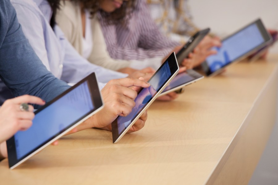 Students use iPads in this undated file photo. (Getty Images)