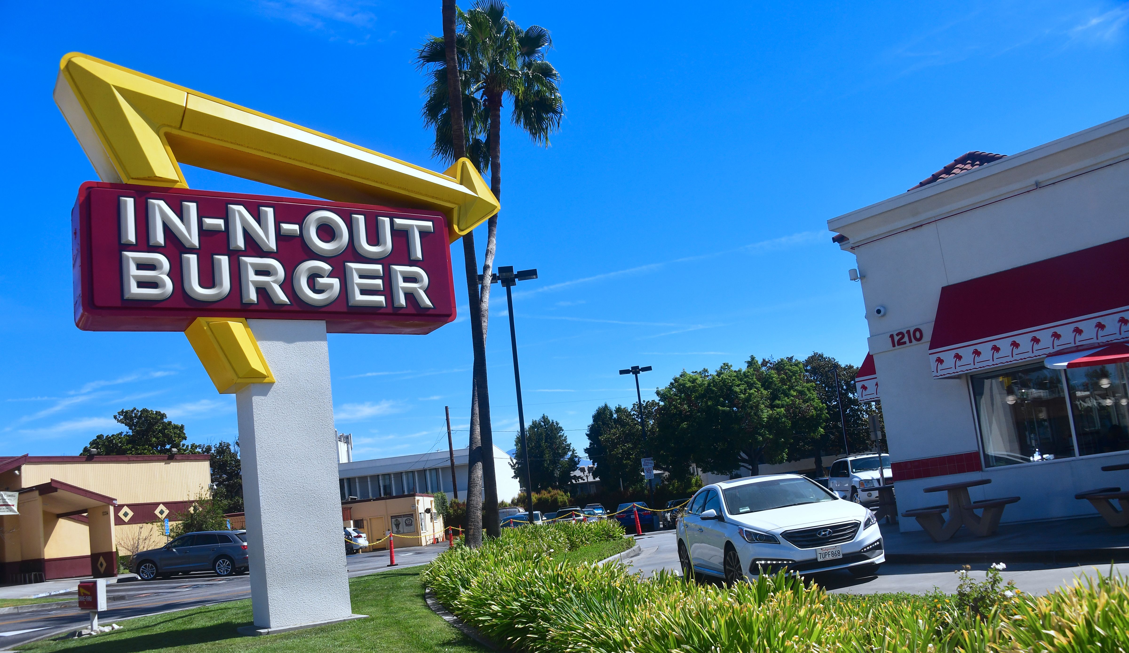 The videos began appearing on TikTok earlier this month., but In-N-Out says there's no truth to their claims. (Frederic J. Brown/AFP via Getty Images)