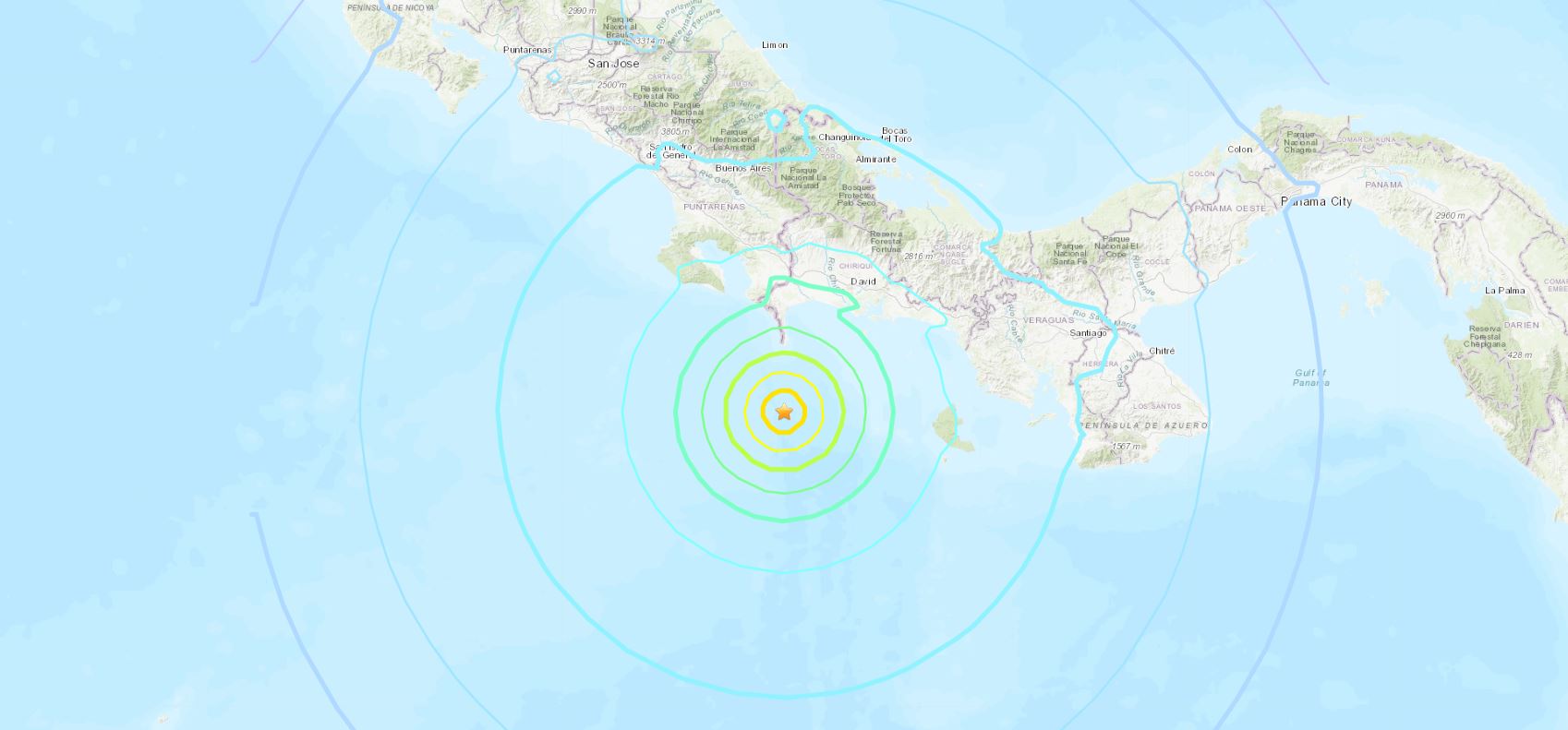 A USGS map shows the location of a quake that occurred July 21, 2021.