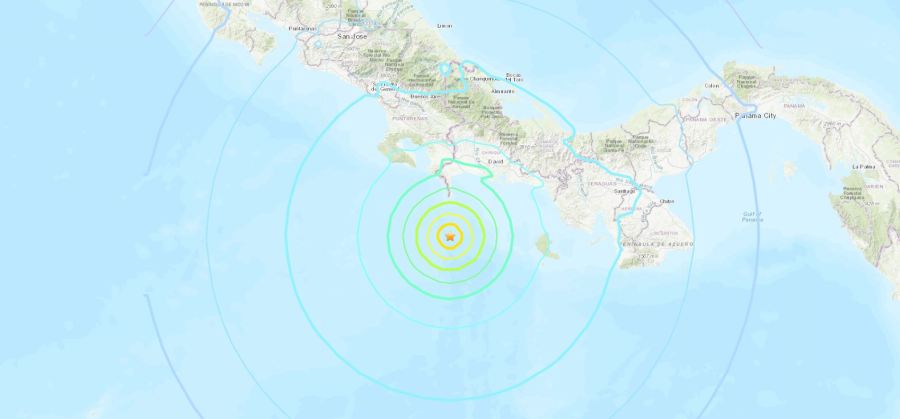 A USGS map shows the location of a quake that occurred July 21, 2021.