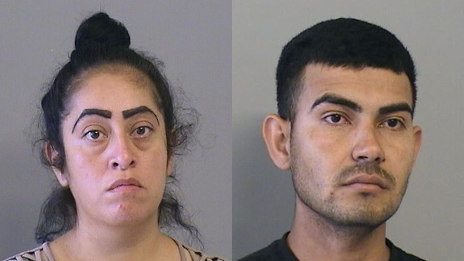 Desiree Castaneda and Juan Miranda-Jara are seen in photos released by the Tulsa Police Department.