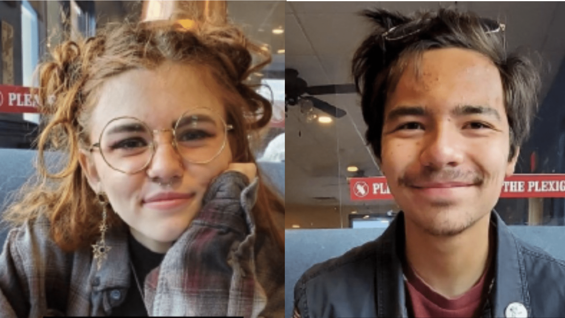 Sophia Edwards and Ethan Manzano (right) are seen in images provided by the Los Angeles County Sheriff's Department.