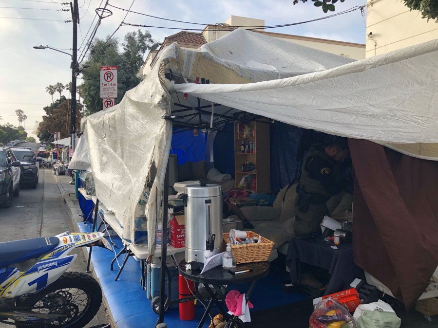 A self-proclaimed homeless advocate was arrested in the Venice area of Los Angeles after he was allegedly found selling narcotics to the homeless population. (Los Angeles Sheriff's Department)