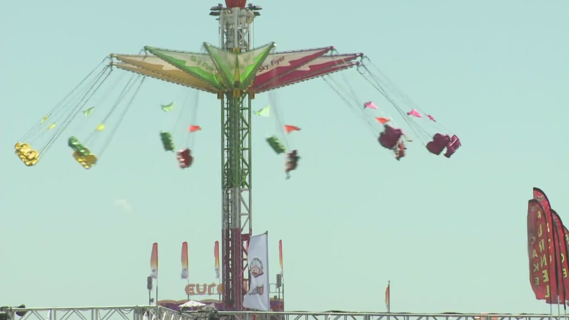 A carnival ride is seen at the Orange County Fair in this file image. (Orange County Fair)