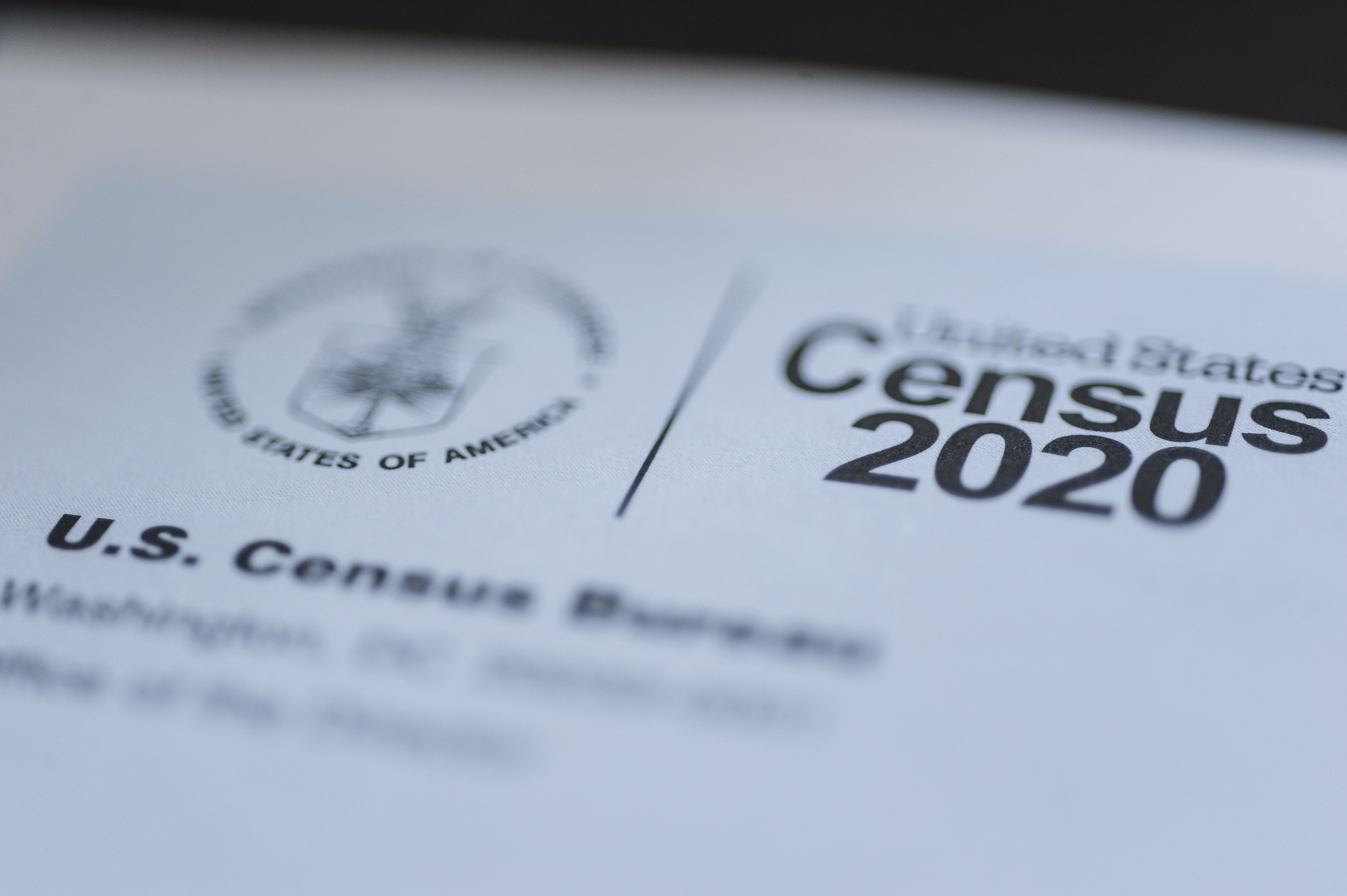 This March 18, 2020 file photo taken in Idaho shows a form for the U.S. Census 2020. (John Roark/The Idaho Post-Register via AP, File)