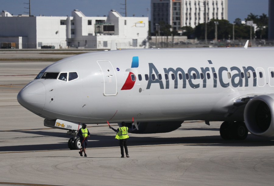 An American Airlines plane is seen in a file photo. (Joe Raedle/Getty Images)