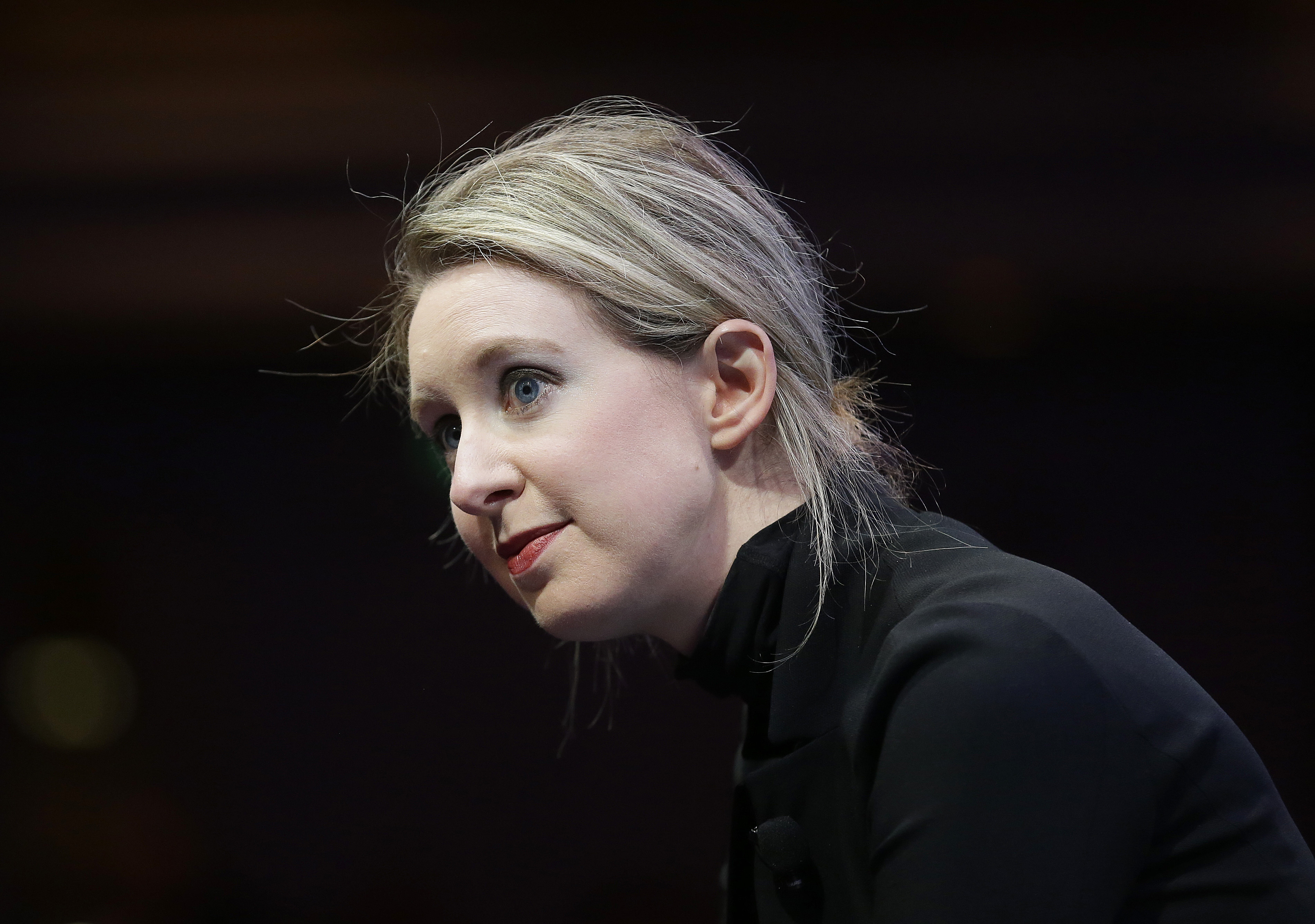 In this Nov. 2, 2015, file photo, Elizabeth Holmes, founder and CEO of Theranos, speaks at the Fortune Global Forum in San Francisco. (Jeff Chiu/Associated Press)