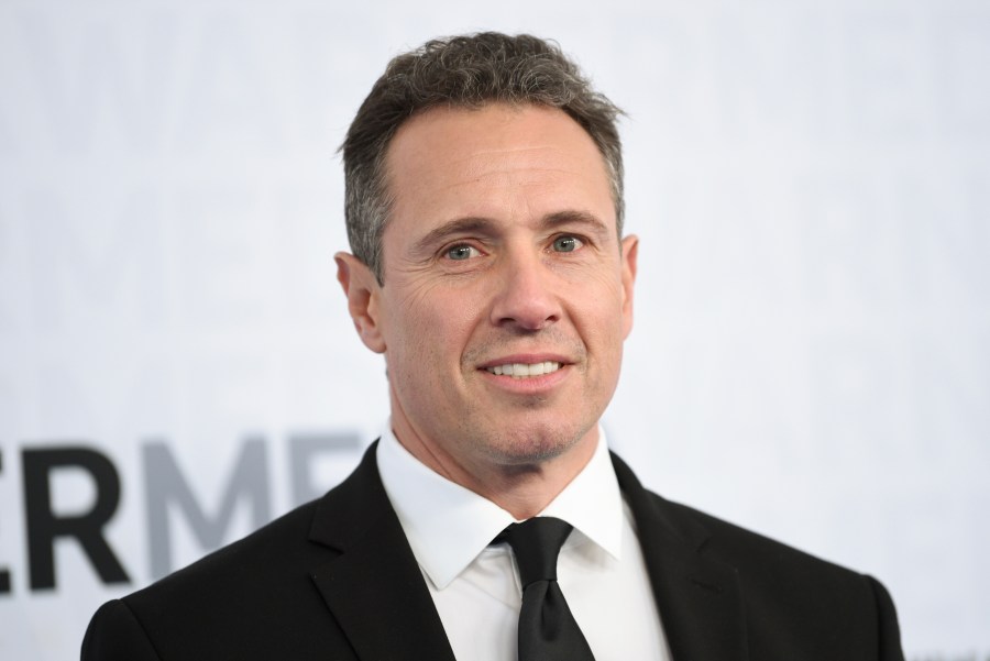 This May 15, 2019 file photo shows CNN news anchor Chris Cuomo at the WarnerMedia Upfront in New York. Shelley Ross, a veteran TV news executive, said in an opinion piece in the New York Times that CNN anchor Chris Cuomo sexually harassed her by squeezing her buttocks at a party in 2005. (Photo by Evan Agostini/Invision/AP, File)