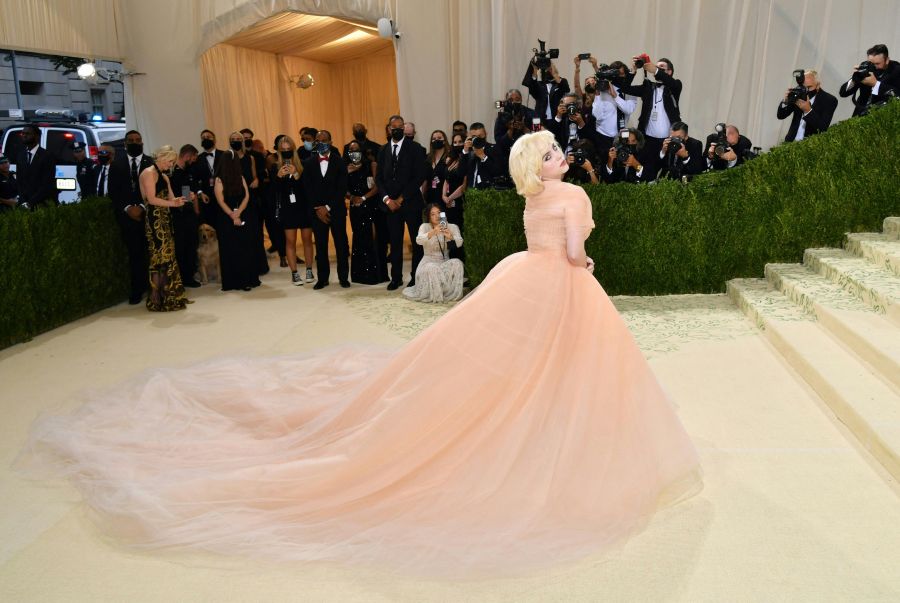 US singer/songwriter Billie Eilish arrives for the 2021 Met Gala at the Metropolitan Museum of Art on Sept. 13, 2021 in New York. The 2021 theme is "In America: A Lexicon of Fashion."(ANGELA WEISS/AFP via Getty Images)