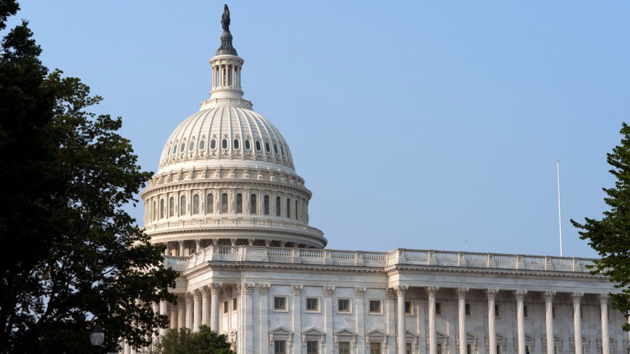 The U.S. Capitol is seen in Washington, Tuesday, July 20, 2021. (AP Photo/Jose Luis Magana)