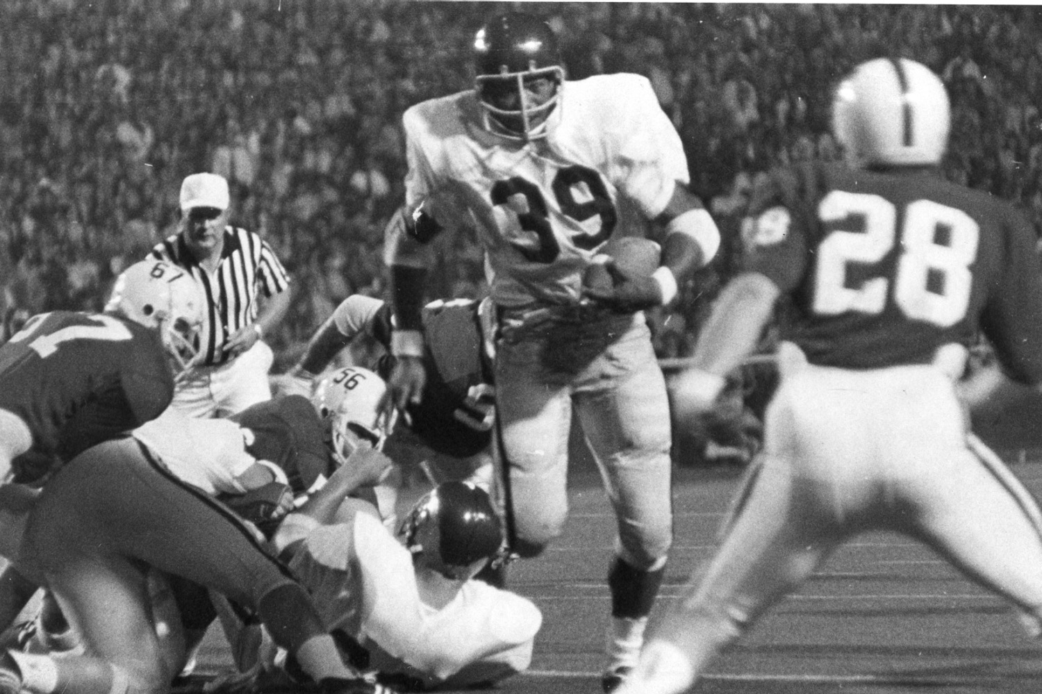 USC released this photo of Sam "Bam" Cunningham from the 1970 game against Alabama.