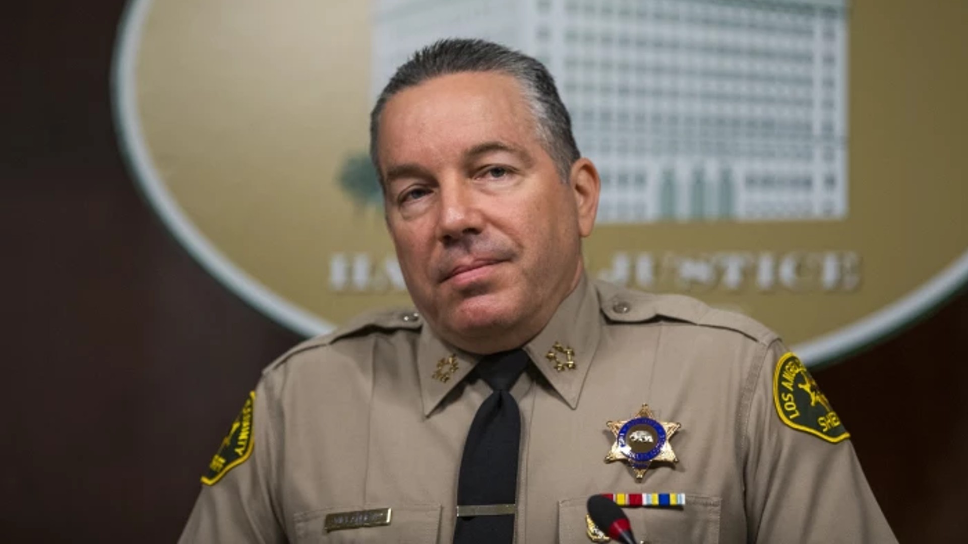 A team of investigators in the L.A. County Sheriff’s Department has pursued criminal investigations into some of Sheriff Alex Villanueva’s most vocal critics.(Allen J. Schaben / Los Angeles Times)