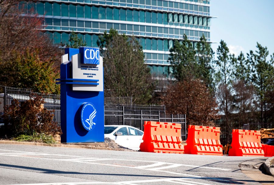 In this Friday, March 6, 2020, file photo, the headquarters for Centers for Disease Control and Prevention is shown in Atlanta, Georgia. (AP Photo/Ron Harris, File)