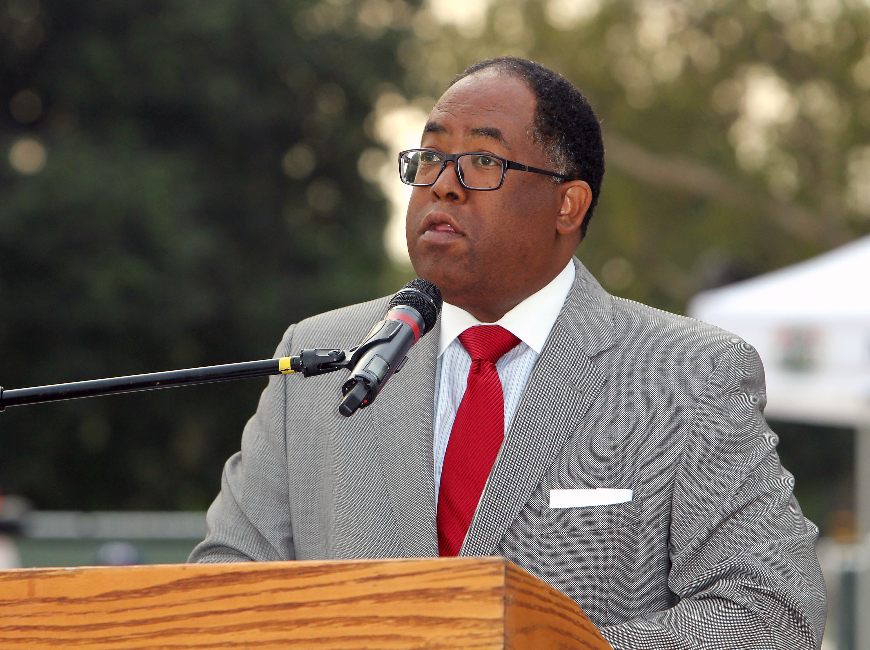 Mark Ridley-Thomas attends the BAFTA LA opening of the Helen Keller Park Screening Room at Helen Keller Park on Dec. 10, 2014, in Los Angeles. (David Buchan/Getty Images for BAFTA LA)