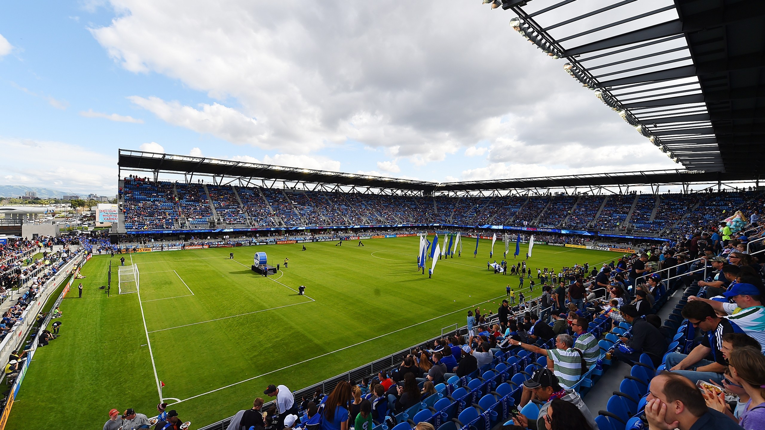 This March 22, 2015 file photo shows a general view of PayPal Park before an MLS game in San Jose, California. (Thearon W. Henderson/Getty Images)