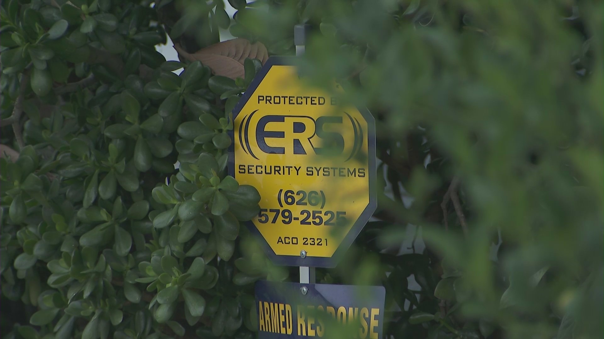 Despite a security system as shown on Oct. 7, 2021, a Rowland Heights woman's home was burglarized. (KTLA)