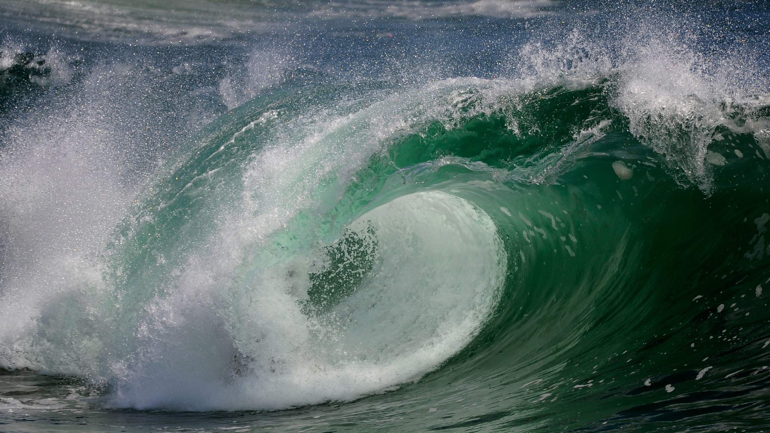 High waves measuring up to 20 feet pound the beach at The Wedge on September 1, 2011 in Newport Beach. (Kevork Djansezian/Getty Images)