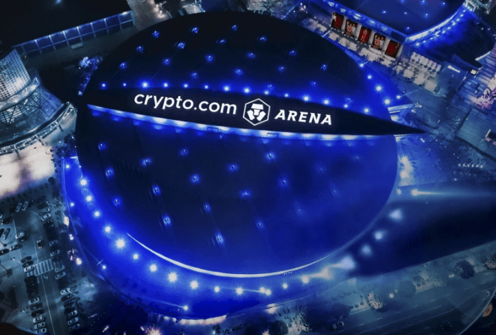 A rendering of Staples Center after the completion of its rebranding as Crypto.com Arena. (Crypto.com)