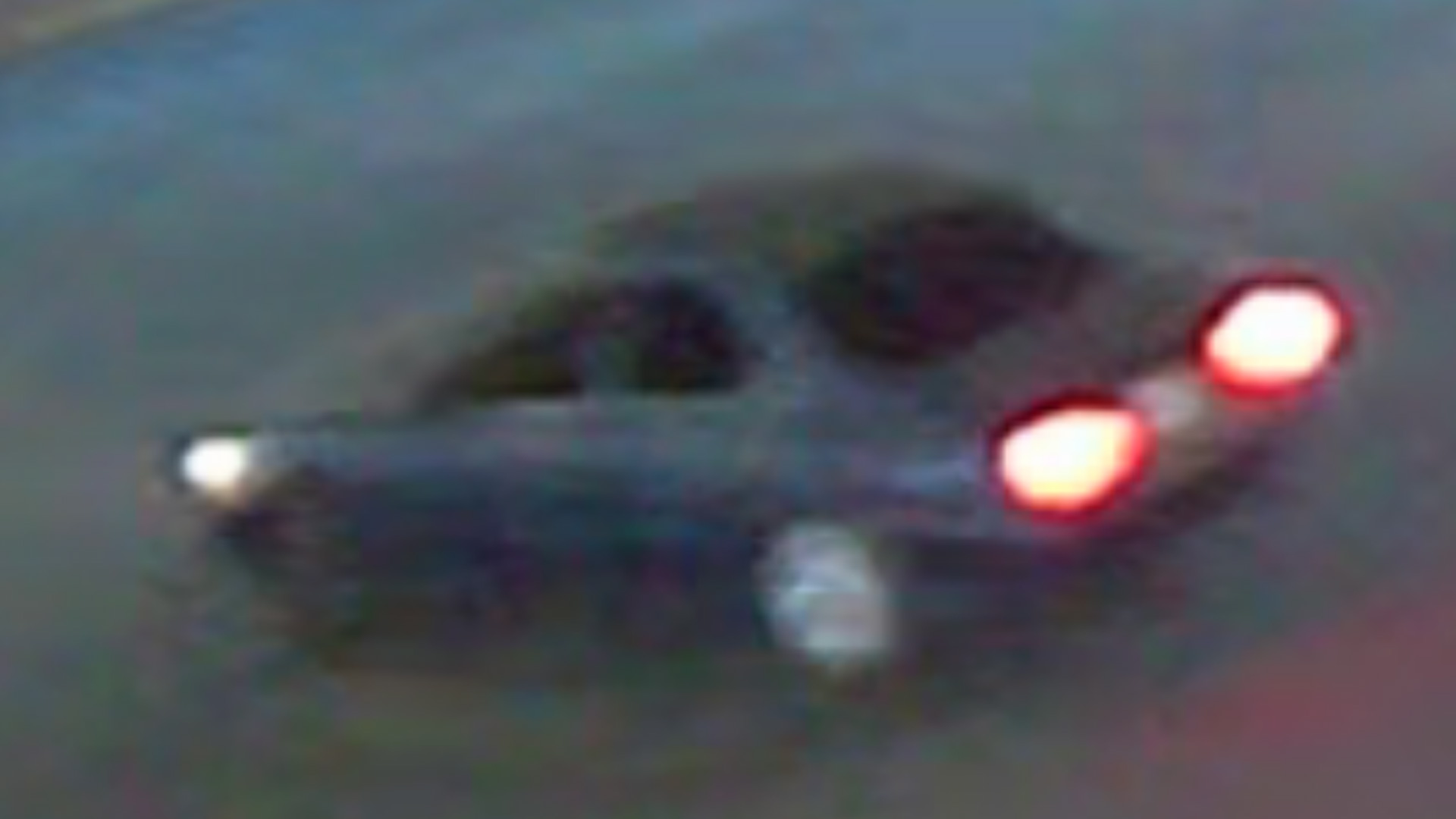 The Long Beach Police Department released this photo of a car involved in a fatal hit-and-run crash on Nov. 12, 2021.