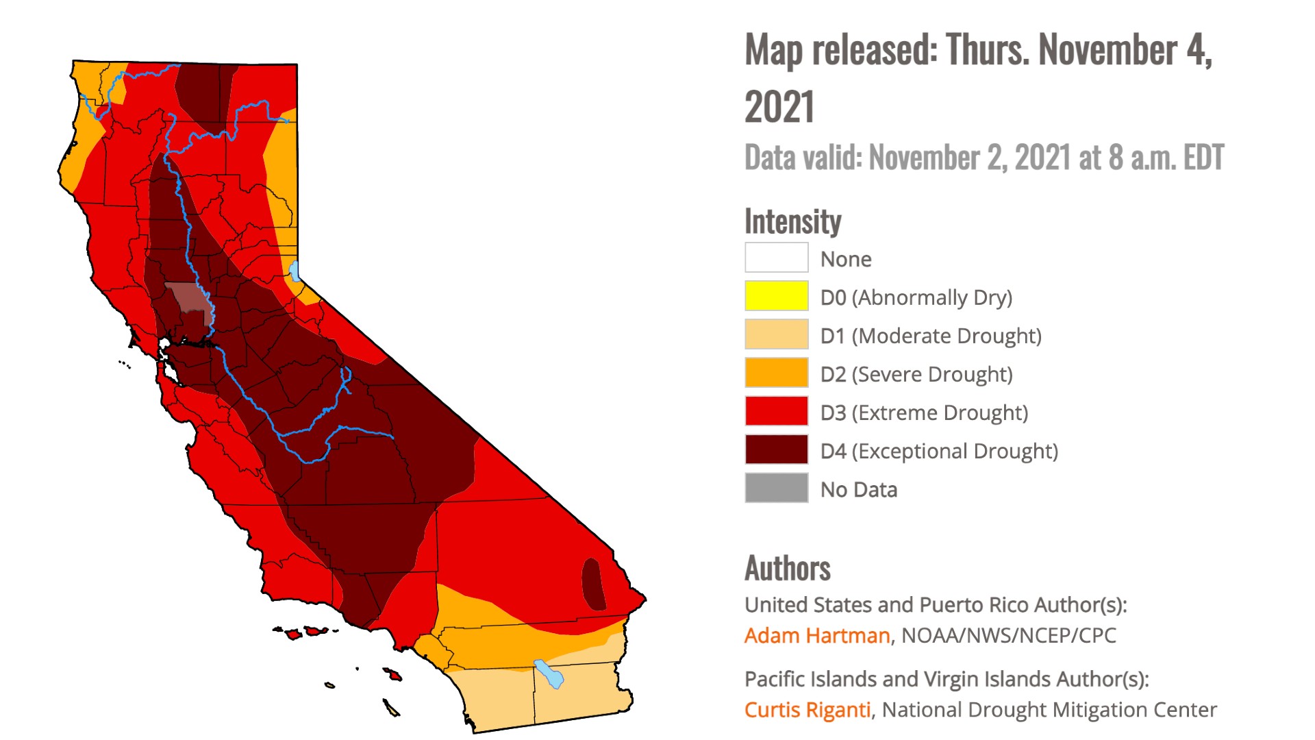 (U.S. Drought Monitor)