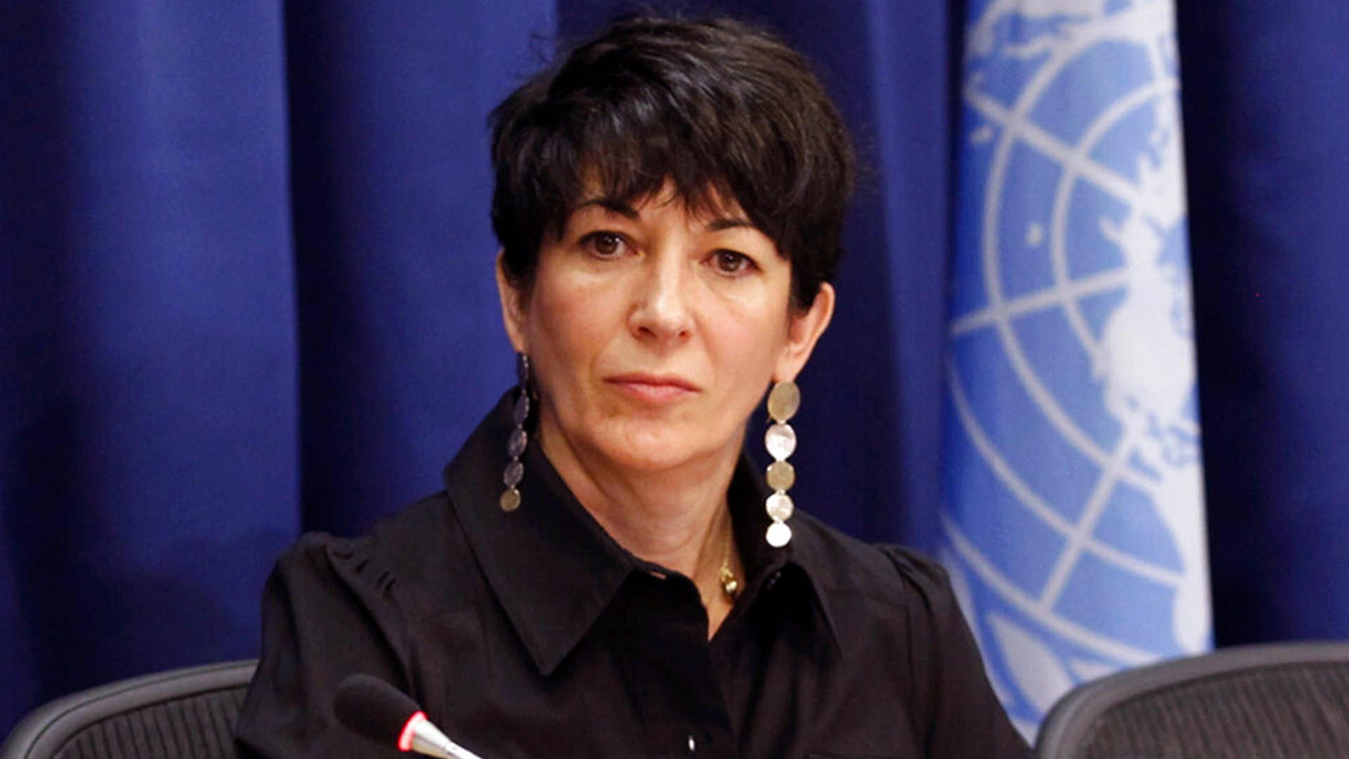 Ghislaine Maxwell, founder of the TerraMar Project, attends a press conference on the Issue of Oceans in Sustainable Development Goals, at United Nations headquarters, June 25, 2013. (United Nations Photo/Rick Bajornas via AP, File)