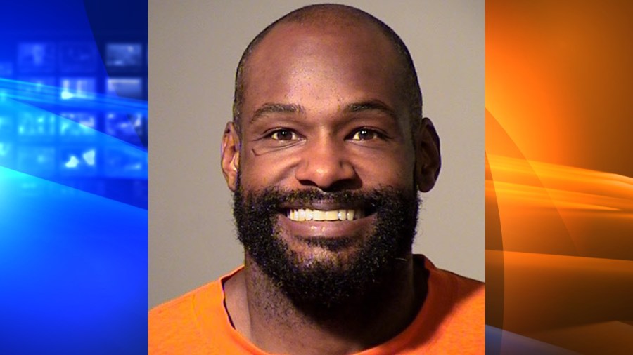 33-year-old transient Shaka Watkins is seen in a booking photo provided by the Ventura County Sheriff's Office on Nov. 19, 2021.