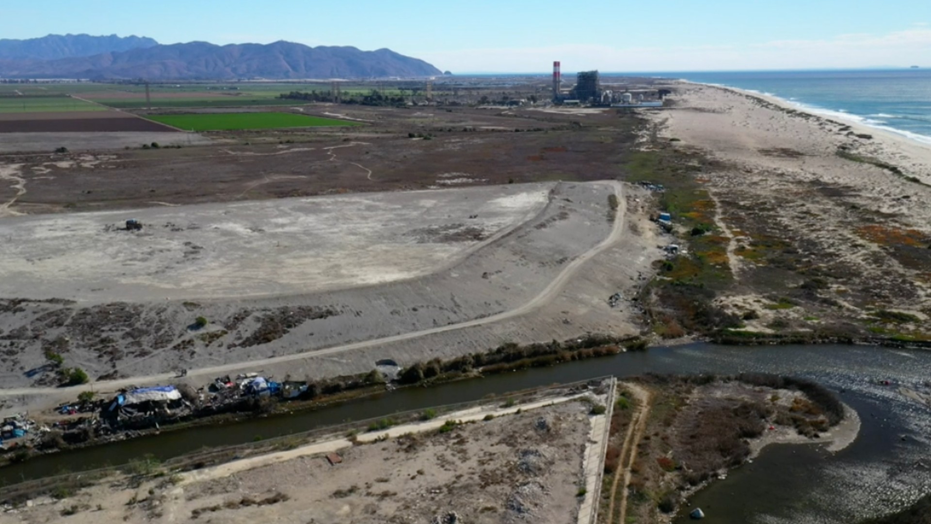 The Halaco Superfund site in Oxnard, which is contaminated by a decades-old metal recycling operation, is projected to flood at least seven times per year by the end of the century. (Carolyn Cole / Los Angeles Times)