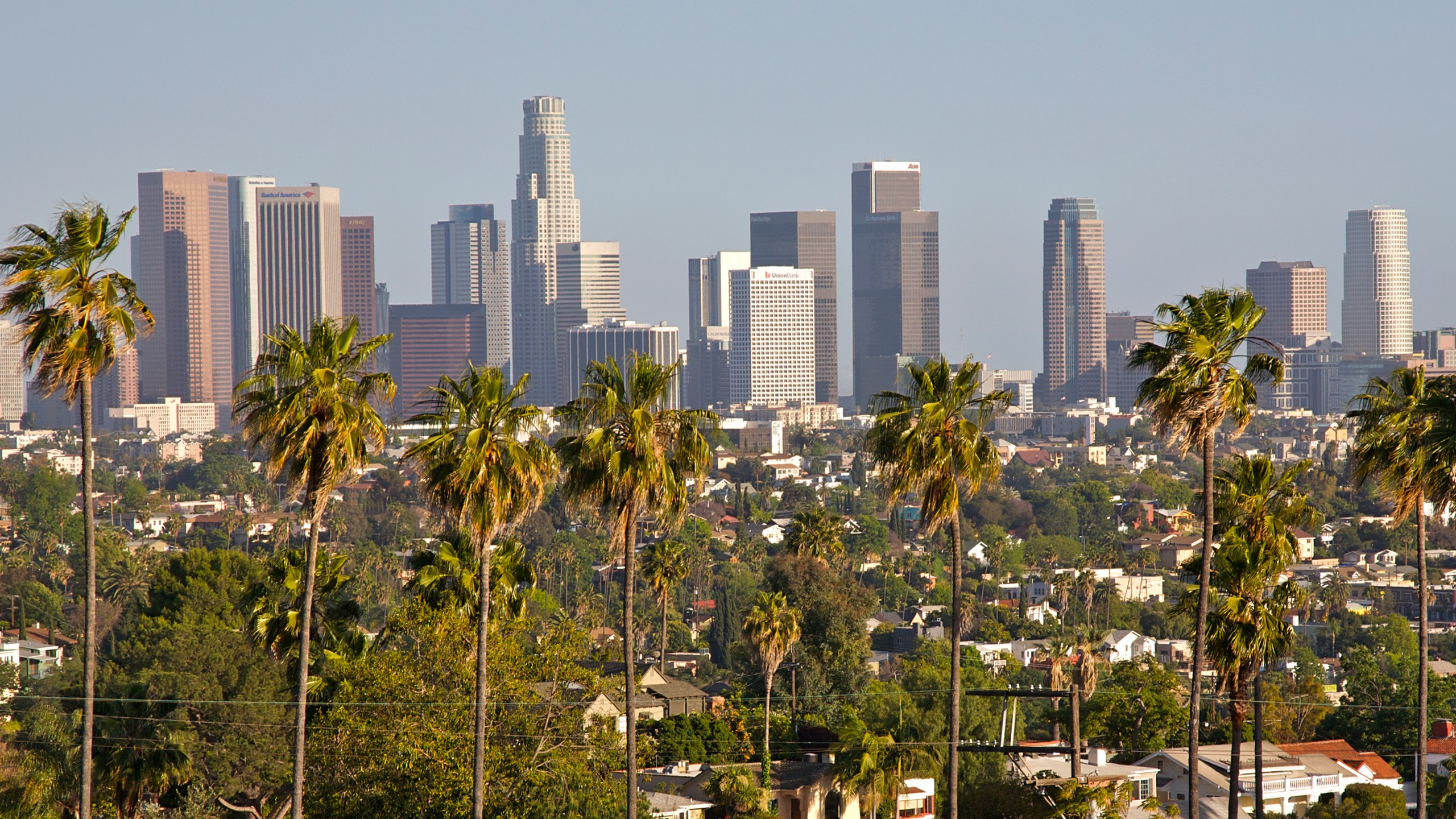 A view of downtown Los Angeles is seen in this file photo. (Getty Images)