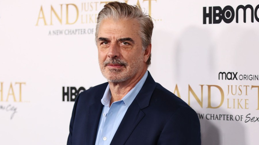 Chris Noth is seen at HBO Max's premiere of "And Just Like That" in early December. (Dimitrios Kambouris/Getty Images)