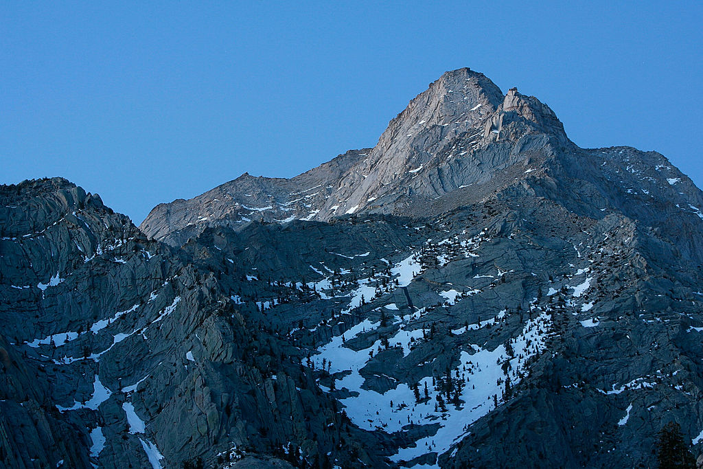 Alpine peaks rise south of Mount Whitney in the Sierra Nevada Mountains on May 9, 2008 near Lone Pine, California. (David McNew/Getty Images)