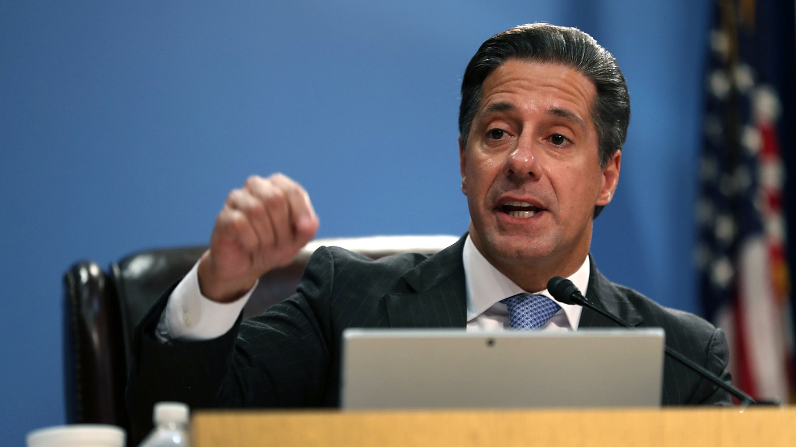 Superintendent Alberto Carvalho is seen during a meeting on March 1, 2018 in Miami. (Joe Raedle/Getty Images)