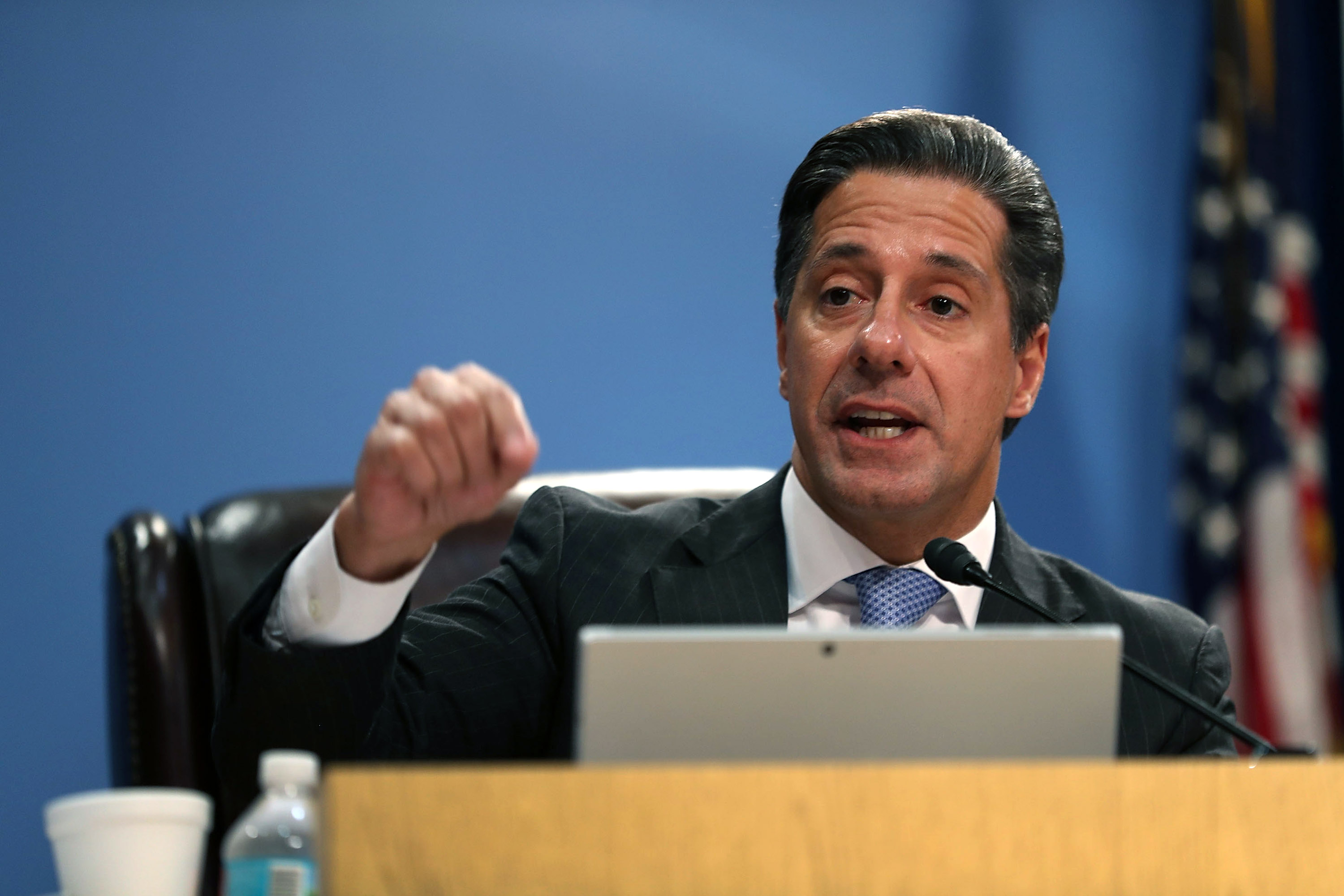 Superintendent Alberto Carvalho is seen during a meeting on March 1, 2018 in Miami. (Joe Raedle/Getty Images)