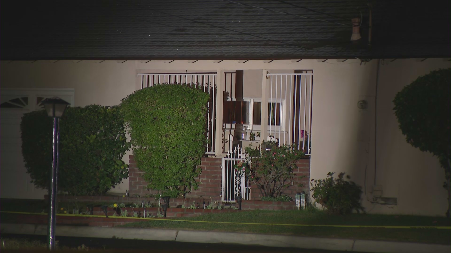 A woman died after being found with blunt force trauma at her home in El Monte on Dec. 14, 2021. (KTLA)